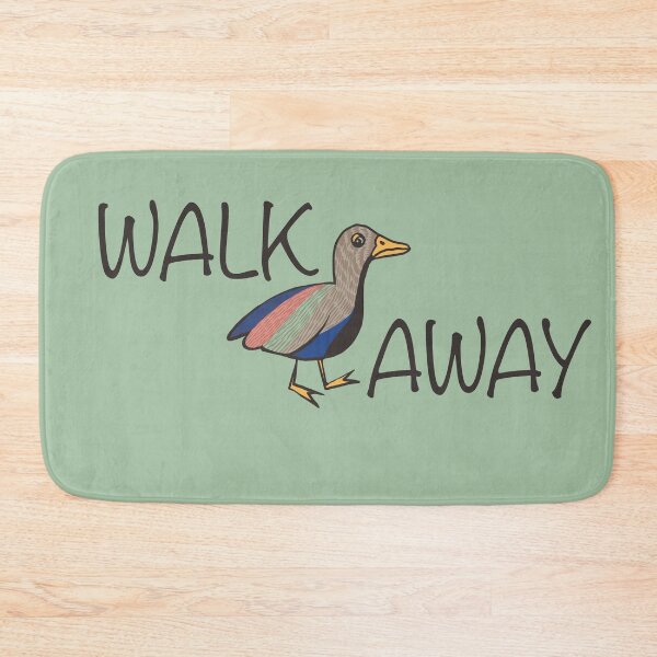Item preview, Walk Away Duck – Gentle Reminder Illustration designed and sold by FredaLilly85.