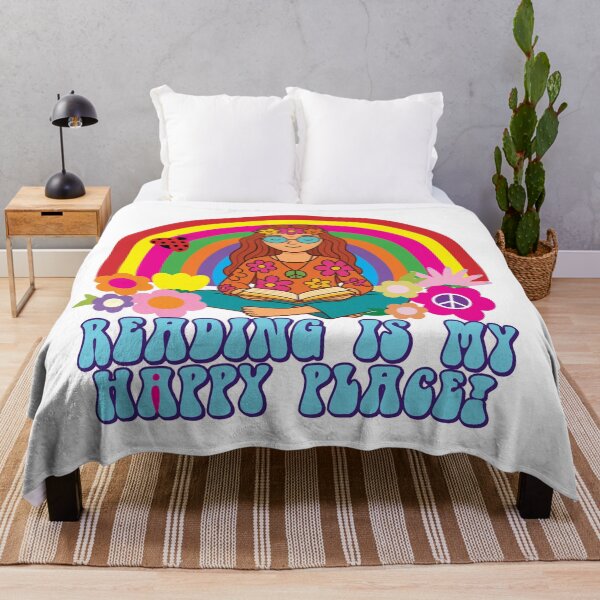 Item preview, Reading is My Hippy Place designed and sold by Jhullie.