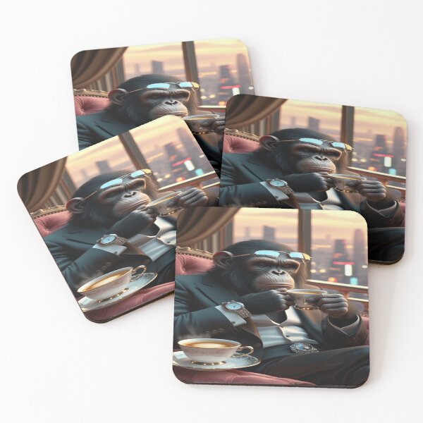 Item preview, Gangster Chimp designed and sold by Enchanting Art Vista.