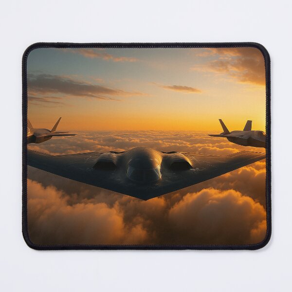 Item preview, B-2 Spirit Stealth Bomber with F-35 Lightning II Escort designed and sold by Skyframe Aviation.