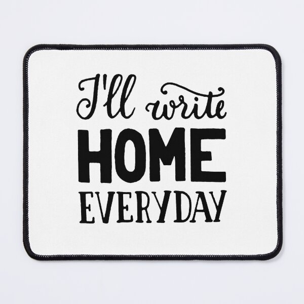 Item preview, I'll write home everyday designed and sold by Marta Ambrosetti.