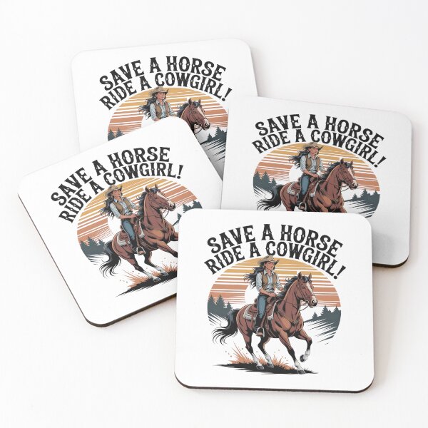 Item preview, Camiseta "Save a Horse Ride a Cowgirl" para amantes del rodeo y chicas del campo designed and sold by Redjakkal.