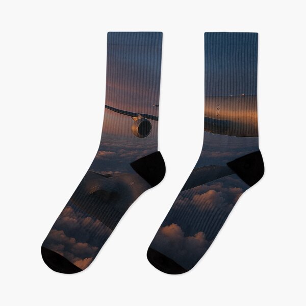 Item preview, B-2 Spirit Stealth Bomber Refuelling at Sunset designed and sold by Skyframe Aviation.
