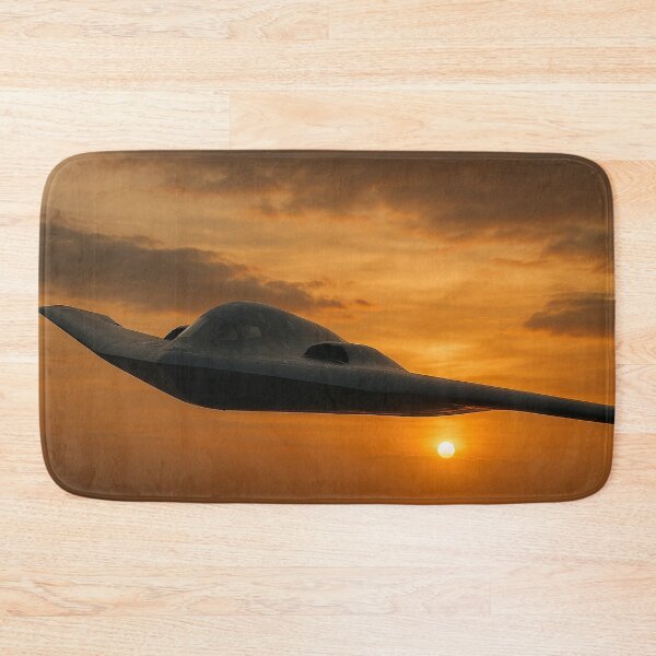 Artikelvorschau, B-2 Spirit Stealth Bomber bei Sonnenuntergang entworfen und verkauft von Skyframe Aviation.