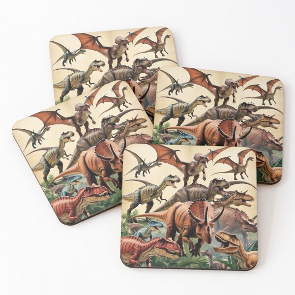 Item preview, Assorted Dinosaur species Poster  designed and sold by Vintage Designs +.
