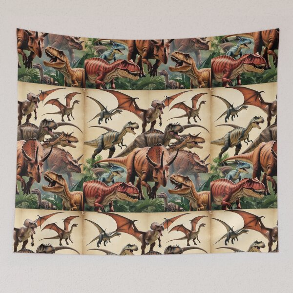Item preview, Assorted Dinosaur species Poster  designed and sold by Vintage Designs +.