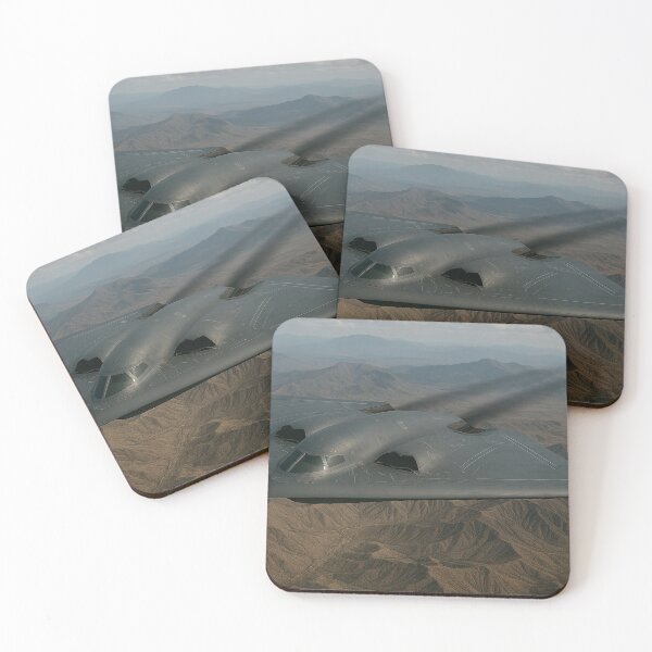 Item preview, B-2 Spirit Stealth Bomber Over Mountain Terrain designed and sold by Skyframe Aviation.
