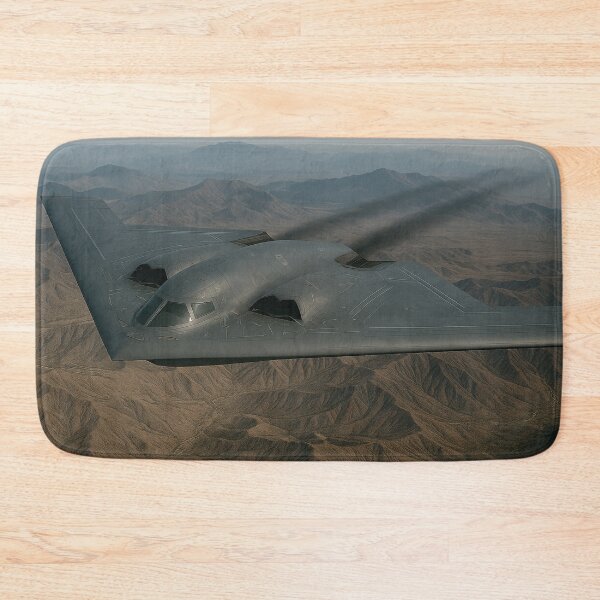 Item preview, B-2 Spirit Stealth Bomber Over Mountain Terrain designed and sold by Skyframe Aviation.