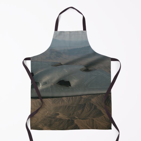 Item preview, B-2 Spirit Stealth Bomber Over Mountain Terrain designed and sold by Skyframe Aviation.