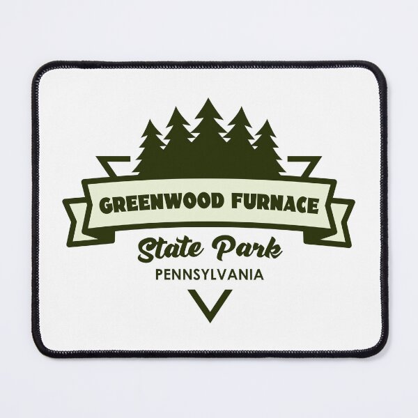 Item preview, Greenwood Furnace State Park Pennsylvania Trees And Ribbon designed and sold by bivenart.