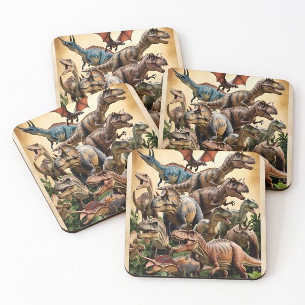Item preview,  Assorted Dinosaur species Poster  designed and sold by Vintage Designs +.