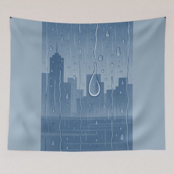 Item preview, Rainy City Dreams – Atmospheric Urban Rain Scenes designed and sold by holaitssher.