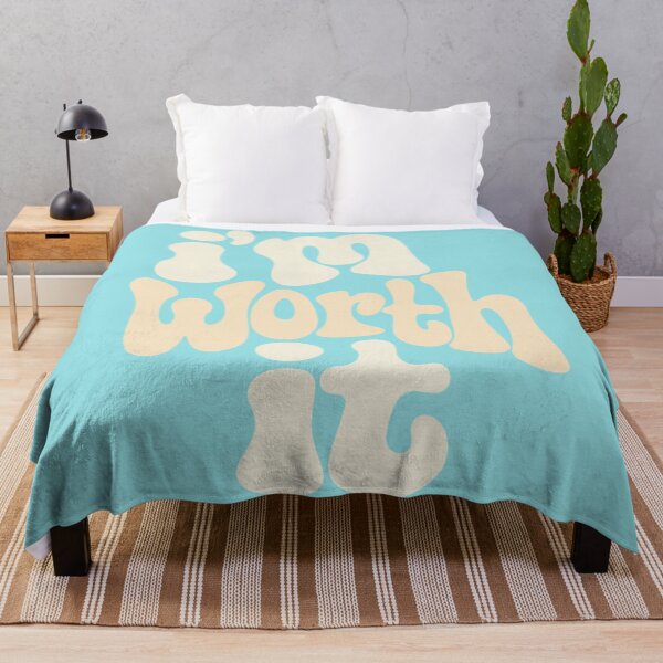 Item preview, I'm Worth It. Motivational poster in retro style. designed and sold by SaraSumi.