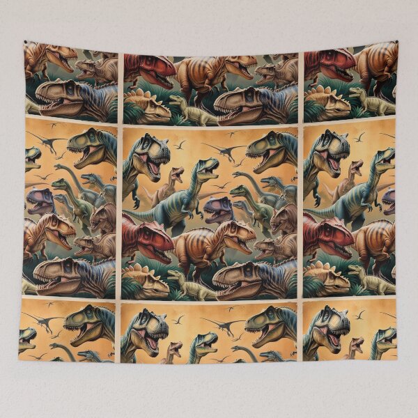 Item preview, Assorted Dinosaur species Poster  designed and sold by Vintage Designs +.
