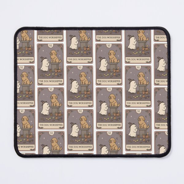 Item preview, The Dog Worshipper – Funny Tarot Card for Dog Lovers designed and sold by SONandMOONcreationsAU.
