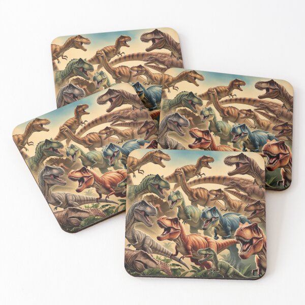 Item preview,  Assorted Dinosaur species Poster  designed and sold by Vintage Designs +.