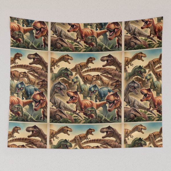 Item preview,  Assorted Dinosaur species Poster  designed and sold by Vintage Designs +.