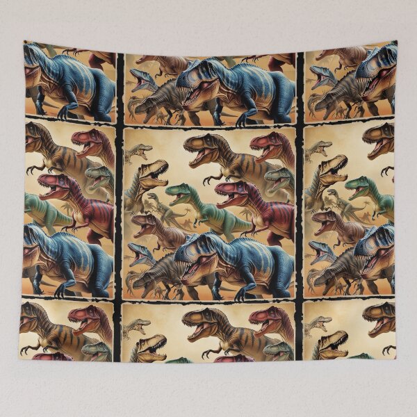 Item preview,  Assorted Dinosaur species Poster  designed and sold by Vintage Designs +.