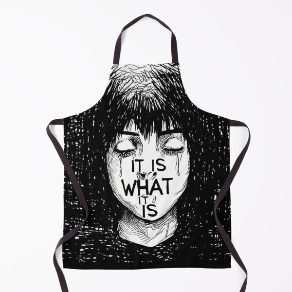 Item preview, It Is What It Is – Crying Girl Sketch on Mental Health, Depression & Emotional Pain designed and sold by Just Meaningful.