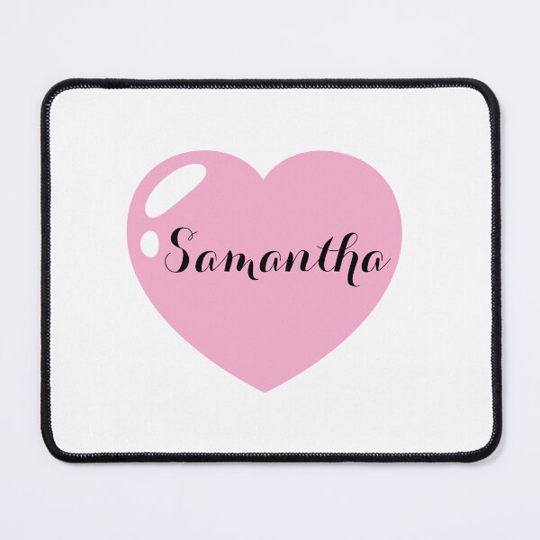 Item preview, Samantha Name with Pink Heart  designed and sold by Monika Howarth.