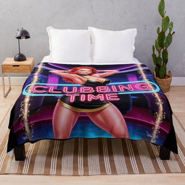 Item preview, Clubbing Time! Night Club Clubbing Neon Glam illustration designed and sold by Vintage Designs +.