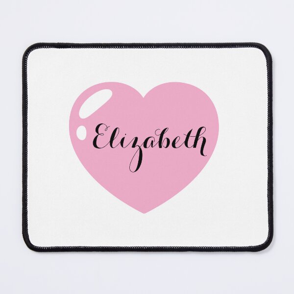 Item preview, Elizabeth Name with Pink Heart designed and sold by Monika Howarth.
