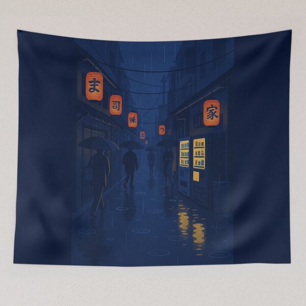 Item preview, Rainy City Dreams – Atmospheric Urban Rain Scenes designed and sold by holaitssher.