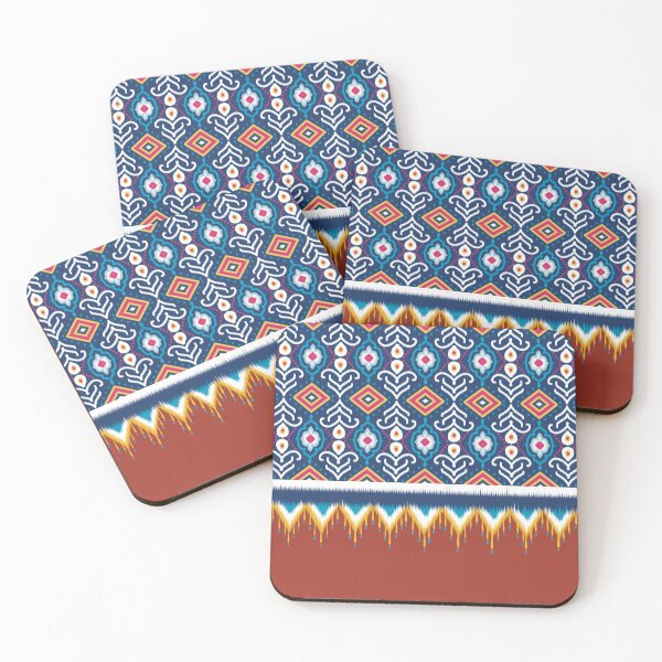 Item preview, Tribal ikat traditional oriental colorful pattern designed and sold by JUMBO_ART.