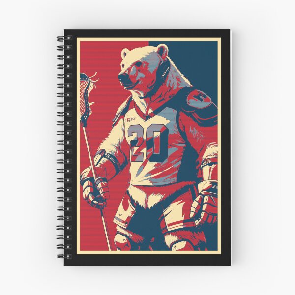 Item preview, Polar Bear Lacrosse Player designed and sold by TrueArtsStore.