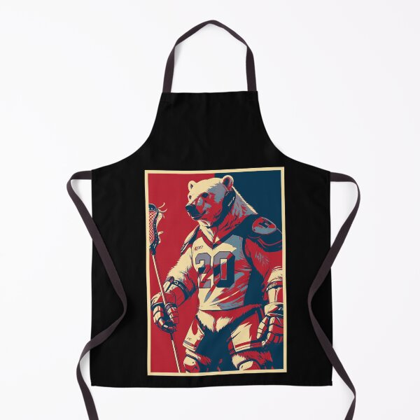 Item preview, Polar Bear Lacrosse Player designed and sold by TrueArtsStore.