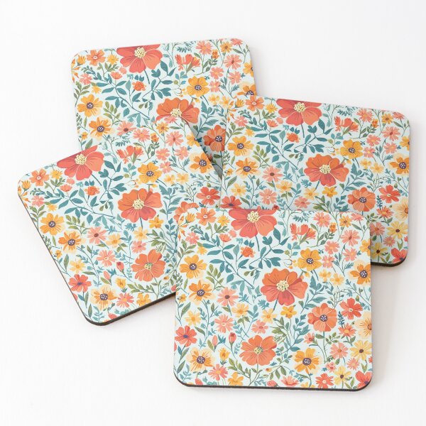 Item preview, Repeating Flowers designed and sold by CoolPixels.