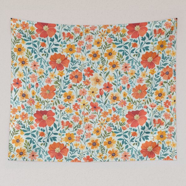 Item preview, Repeating Flowers designed and sold by CoolPixels.