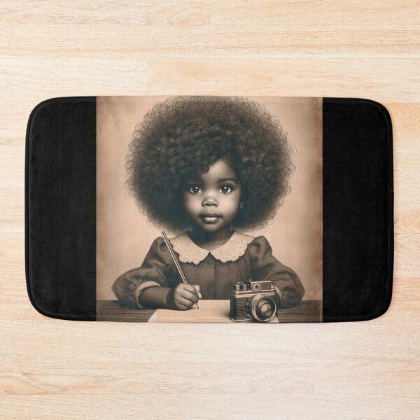 Item preview,  African Girl With Curly Hair  designed and sold by PrintAfricanArt.