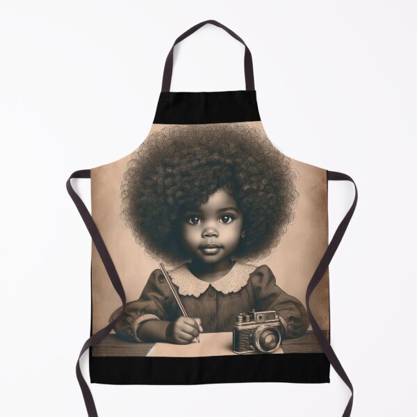 Item preview,  African Girl With Curly Hair  designed and sold by PrintAfricanArt.