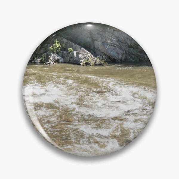 Item preview, Whitewater River Rapids with Rough Cliffs designed and sold by Georgia Mizuleva.