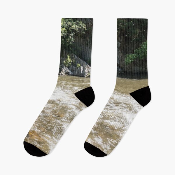Item preview, Whitewater River Rapids with Rough Cliffs designed and sold by Georgia Mizuleva.