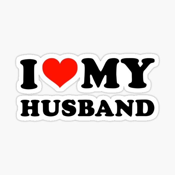 Item preview, I Love My Husband I Heart My Husband designed and sold by Pinteerart.