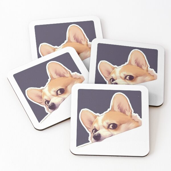Item preview, Peeking Corgi designed and sold by MendaciousMina.