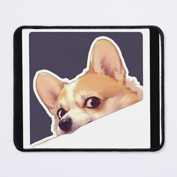 Item preview, Peeking Corgi designed and sold by MendaciousMina.