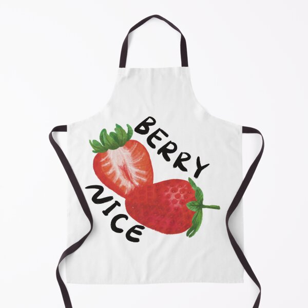 Item preview, Berry nice - Punny strawberry illustration designed and sold by JosieMakesStuff.