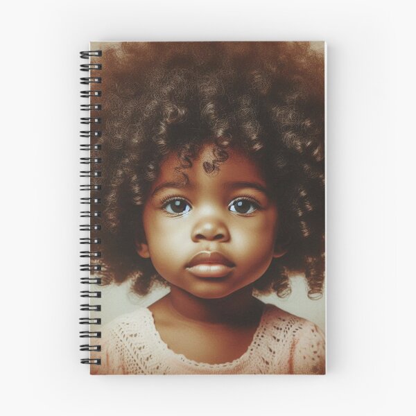 Item preview, Cute African Girl Child With Curly Hair designed and sold by PrintAfricanArt.