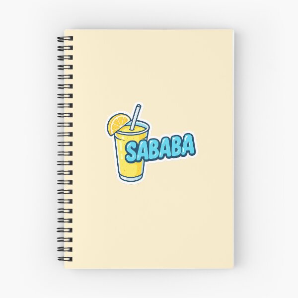 Item preview, Sababa Vibes Sticker – Cool Lemon Shake & Glossy Letters designed and sold by METUKA.