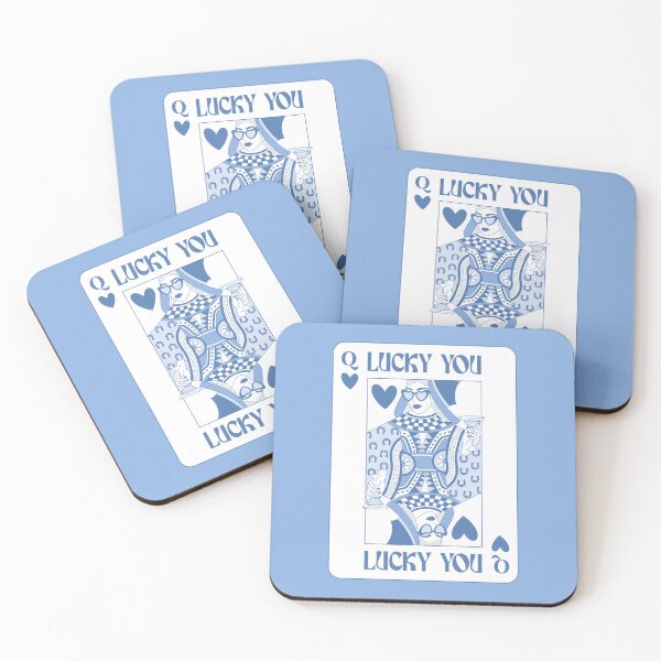 Item preview, Blue Coastal Cowgirl Queen of Hearts Lucky You  designed and sold by AestheticAnnette.