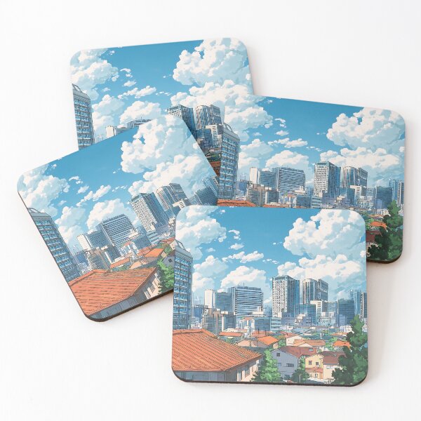 Item preview, Nostalgic Anime Skyline designed and sold by bapupa.