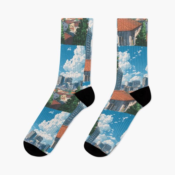 Item preview, Nostalgic Anime Skyline designed and sold by bapupa.