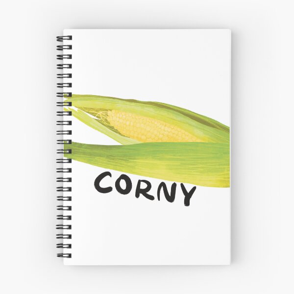 Item preview, Corny - Punny corn on the cob Illustration designed and sold by JosieMakesStuff.
