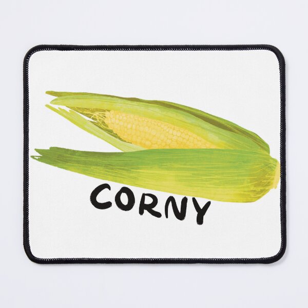 Item preview, Corny - Punny corn on the cob Illustration designed and sold by JosieMakesStuff.