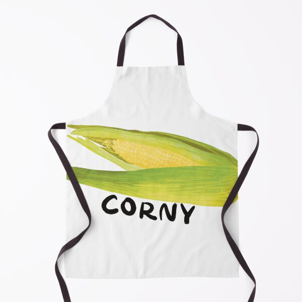 Item preview, Corny - Punny corn on the cob Illustration designed and sold by JosieMakesStuff.