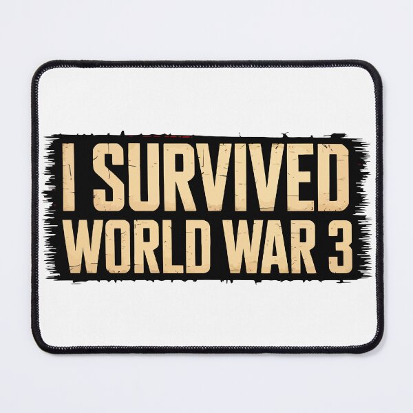 Item preview, I Survived World War 3 designed and sold by Angry Swan Designs.
