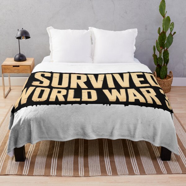 Item preview, I Survived World War 3 designed and sold by Angry Swan Designs.